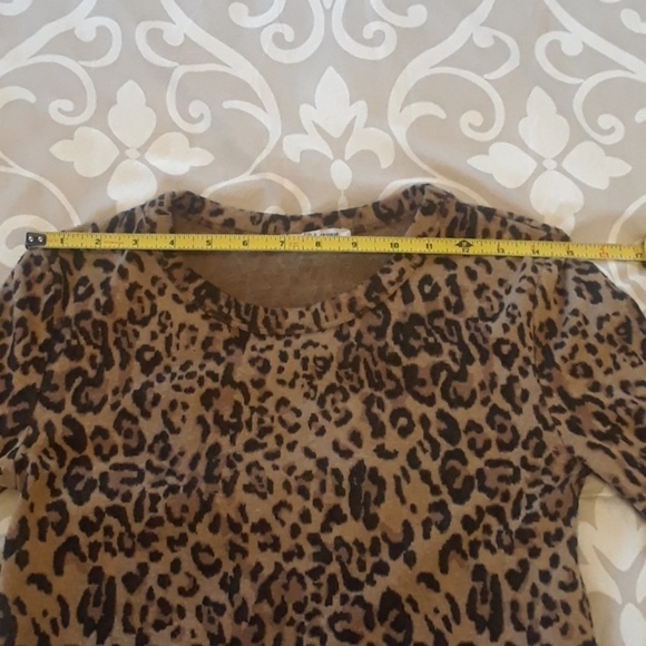 Zara cheetah cropped sweater - Picture 7 of 8